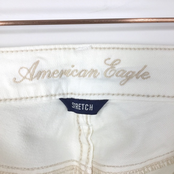 American Eagle White Skinny Kick Jeans 2 Reg, NWOT - Picture 10 of 10